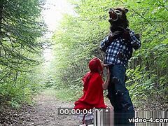 Brind Love & 10-Pounder Pickaxe in Lil Red Riding Hood Caugh and Drilled - PegasProductions