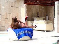 Multilayer Zentai By The Pool - Watch4Fetish