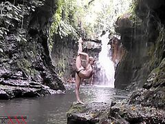 Supple Gal At The Waterfall - Watch4Fetish