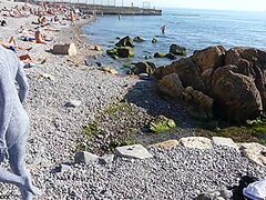 Flexi Zentai On The Beach - Watch4Fetish