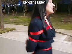 Chinese Angels Throw Trash Anywhere And Tie Up