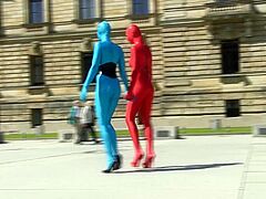Zentai Models In The Town - Watch4Fetish