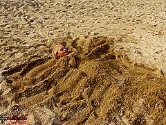 Supple Games In The Sand - Watch4Fetish