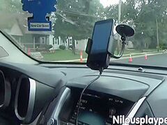 Titty Driving Out For Donuts : Nilou Achtland