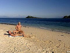 After Fooling Around In The Ocean Nesty Goes To The Bea