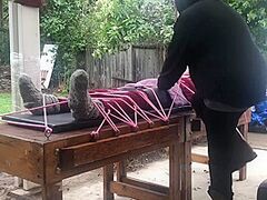 Wool Mohair Layers Of Sweaters On A Servitude Table