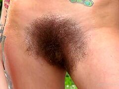 Golden-Haired And Brunette Hair Lesbo Li