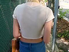 Naomi Woods And Kiara Cole In Copulates A Stranger In Public