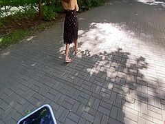 Walk In The Woods With Lush Ended With Cuming On Her Face And Hair 14 Min