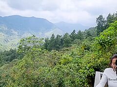 We Are On A Road Travel With Gorgeous Sights We Fuck And And This Guy Comes On My Wazoo