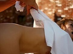 Cutie Golden-Haired Outdoor Sex In 4k