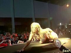 My Breasty German Stepmom Stripped on Stage