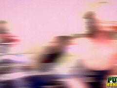 Miatsu Kumiko and Suki pay for a tattoo with a double tugjob - Public Handjobs