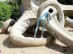 Hawt Catsuit In Public - Watch4Fetish