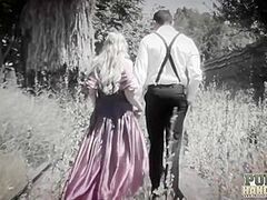 Old School Clip Star Jerks Her Way Out Of Silent Flick - Christie Stevens