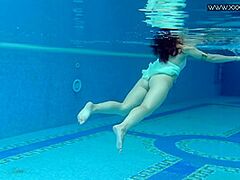 Lizi Vogue In Wearing Sexy Hawt Costume By The Pool