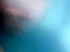 German Non-Professional Legal Age Teenager Public 3Some Ffm In Pool