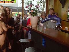 Scandal blond mother I'd like to fuck doxy mouths his BWC at public place