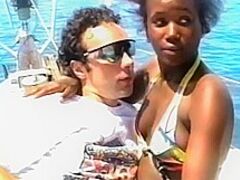 African Legal Age Teenager Rescued Off The Coast Pays Gladly With Her Cookie Getting Railed Outdoor In Public Beach