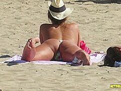 Fantastic A-Hole Hot Bikini Sexy mother i'd like to fuck Backview at the beach