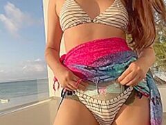 Diaper Gal On The Beach