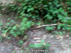 Caroline June Has A Quickie In The Woods With Her Fuck Buddie - GROUP-SEX!