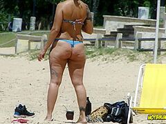 Large Butt Latin Babe Mother I'd Like To Fuck Wearing Diminutive Hawt Straps