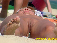 Stripped Beach Exhibitionists Voyeur CloseUp Hidden Webcam Episode