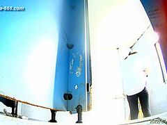 chinese beauties go to crapper.296