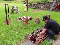 2 Angels Taken To The Farm For Humiliation And Degradation