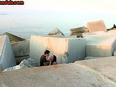 Public bigtitted floozy face holes on thick weenie outdoor