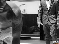 Cuck Spouse DPs Lascivious Bitch Wife with Pool Cleaner in Interracial Three-Some GP2037 - PornWorld