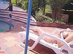 My Stepbrother Pool Driver This Chab Looks At Me Provocatively And I Give A Decision To Fuck Him Out Of Any Commitment