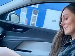 Russian Blogger Got Whore To Have A Oral-Stimulation In The Car. With Conversations. Your-porn
