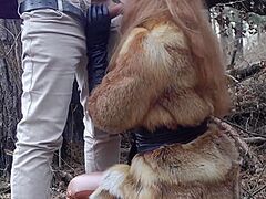 Outdoor Sex With Redhead Legal Age Teenager In Winter Forest. Risky Public Fuck - Otta Koi