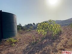 Streetfuck Desires Public Fuck In The Spanish Hillsides - Emelie Crystal