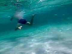 Voyeur At The Beach Watches Gals Underwater And Wishes To Jack Off Me
