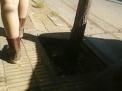 Sex In Town Public Flashing No Pants Caught Voyeurs Screaming Cutie Asks For Milk Exhibitionist