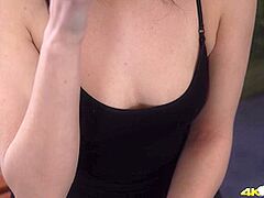 Georgie in Casual Slides - DownblouseJerk