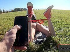 Public Remote Control Her Hawt Wet Crack!