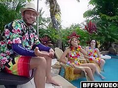 Hazel And Remi Love The Weenie Engulfing Party