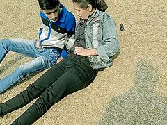 18yrs Chap Fucking 25yrs Gal At Outdoor! Desi Love Sex