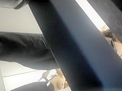 Trying fresh bikinis in change room