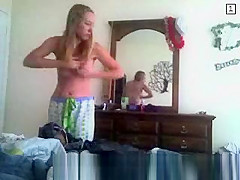 golden-haired in room