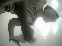 Hidden webcam caught her sexy peeing twat