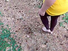 Topless Hiking - Titslapping - Ejaculation