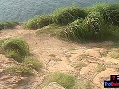 Public fellatio from Thai legal age teenager girlfriend who finished it off at home