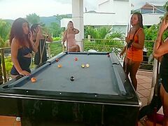 Pool Game Losers End Up Getting Dominated And Masturbated