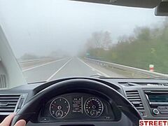 Sky Pierce In Streetfuck - Canadian Hottie With Consummate Marangos Hitchhikes To Engulf And Ride Pecker