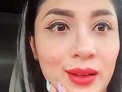 Martina Smith In In Nature's Garb Test Drive At The Car Dealership